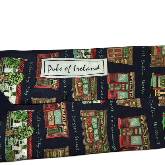 Pubs Of Ireland Mens Silk Tie - Picture 4 of 6